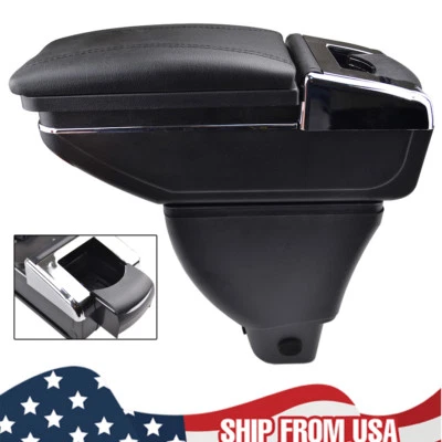 Rotatable Armrest Storage Box For Toyota Yaris 1998-2005 Vitz bB 00-05 Arm Rest - Изображение 1 из 4