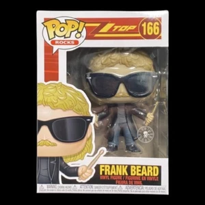 Funko Pop + Protector! Rocks #166 ZZ Top Frank Beard *Mint-In-Stock* - Picture 1 of 11