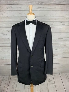 Brooks Brothers Charcoal Two Button Sport Mens Size 41L 100% Wool - Picture 1 of 9