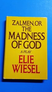 Zalmen, Or The Madness Of God Play Book HCDJ Elie Wiesel 1974 Book Club - Bild 1 von 1