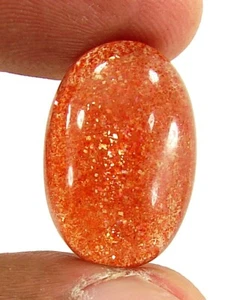 13.10 Ct Natural Sunstone Loose Gemstone Stone Cabochon Wire Wrap Stone - 2095 - Picture 1 of 2