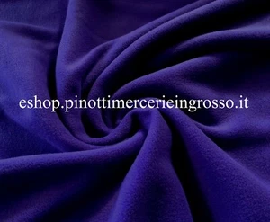TESSUTO STOFFA PILE PAIL ANTIPILLING COL 819 VIOLA - AL METRO IN ALTEZZA=CM 150 - Foto 1 di 1