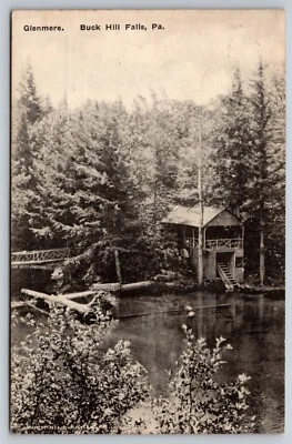 Postcard Pennsylvania Buck Hill Falls Glenmere c1922 45E - Image 1 of 3