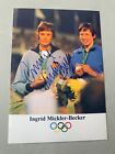 INGRID MICKLER-BECKER Olympiasiegerin 1968/72 Leichtathletik signed Foto 10x14