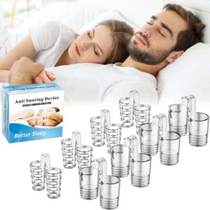 8x Anti Schnarch Stopper Nasenclip Nasenspreizer Gegen Schnarchen Nase Snorring - Bild 1 von 10