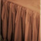 Antique Gold 26 inch drop ruffled Queen Size bed skirt Unlined