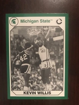 1990-91 Collegiate Collection Michigan State Spartans 200 #163 - Kevin Willis - Image 1 of 2