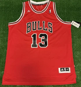New AdIdaS Chicago Bulls #13 Swingman Jersey Joakim Noah 2XL Red NBA NWT RarE - Picture 1 of 6