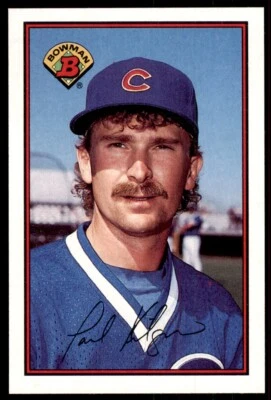 1989 Bowman Baseball Card Paul Kilgus Chicago Cubs #285 - Image 1 of 2