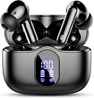 Wireless Earbuds Bluetooth 5.3 Headphones Bass Stereo Ear Buds with Noise Cancel