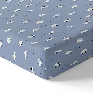 Cars, Tractors Baby Cot & Cot Bed Fitted Sheet 100% COTTON Boys Nursery - Picture 1 of 2