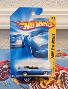 Hot Wheels 2008 New Models '70 Pontiac GTO Blue 29/40 - Picture 1 of 3