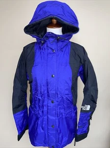 North Face Womens Hyvent Ski Snow Shell Jacket Coat 61661 Tan Size Small Hooded - Picture 1 of 12