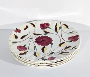 Vintage Blue Ridge Southern Potteries LAURA 10.25" Dinner Plate Set of 5 - Picture 1 of 5