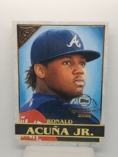 Ronald Acuna Jr 2020 Topps Gallery National Baseball Card Day Preview Card #GP-2