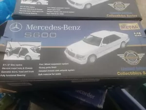 Mercedes-Benz S600 Class Sedan 1:18 scale Diecast model car new in box silver - Picture 1 of 11