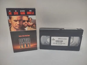 Rare Full Length Screener Danger Zone VHS Action Billy Zane Robert Downey Jr - Picture 1 of 10