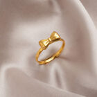 Fashion Creative Three-dimensional Bowknot Ring Simple Sweet Cute Finger Rings