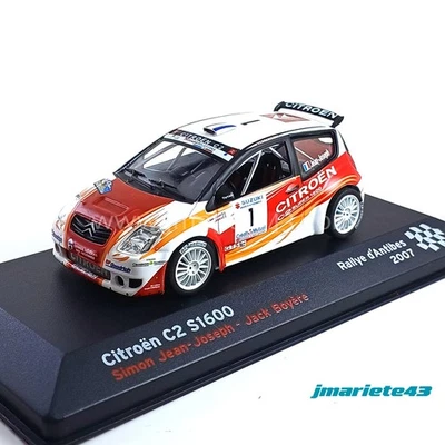 Citroën C2 Super 1600 #1 S. Jean-Joseph - J. Boyère Rally d'Antibes 2007 1:43 - Immagine 1 di 4