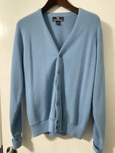 Steeplechase Blue Vintage Cardigan Sweater Size Medium Equestrian - Picture 1 of 6