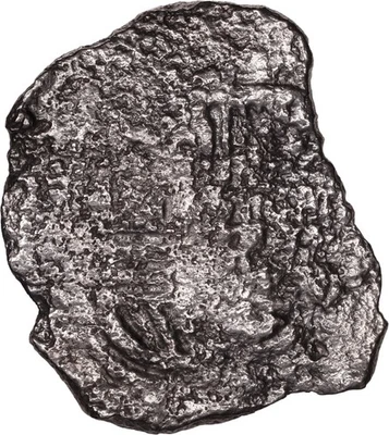 Concepcion Shipwreck (1641) MEXICO Mexico City Silver Cob 8 Reales with COA 1176 - Image 1 of 4