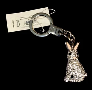 Kate Spade Schlüsselanhänger Kristall Jahr des Hasen Neu mit Etikett mit Tasche - Bild 1 von 9