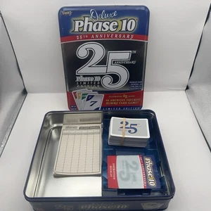 Juego de Cartas Phase 10 Deluxe 25 Aniversario Edición Limitada Completo - Imagen 1 de 10