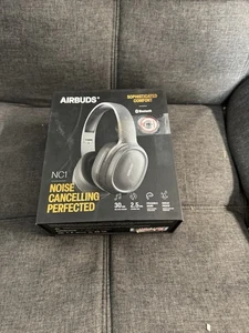 Airbuds NC1 Wireless Headphones Noise Cancelling, Midnight Black - Picture 1 of 3