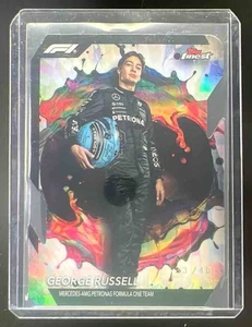 2024 Topps Finest Formula 1 Racing George Russell #205 Rare Die-Cut 33/40 - Picture 1 of 2