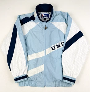 North Carolina UNC Tar Heels Track Jacket Mens Large Pro Player 90s RARE - Picture 1 of 14