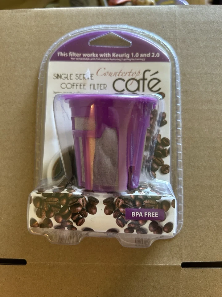 Countertop Cafe Single Serve Coffee Filter for Keurig - Purple M23d