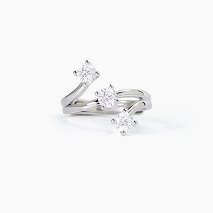 Anello da Donna MABINA Gioielli tipo Trilogy in Argento 925 e Zirconi 523290 - Foto 1 di 4