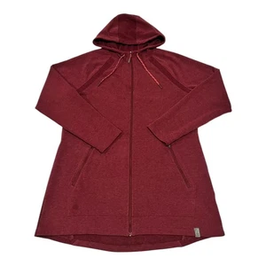 LL Bean Hoodie-Jacke Damen M Burgunderrot Full Zip Sportbekleidung Regular - Bild 1 von 14