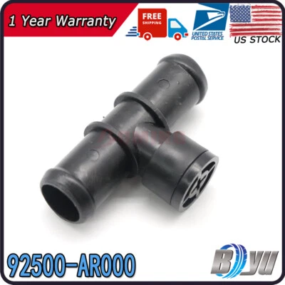 Nuevo conector de manguera de calefacción negro para Nissan 350Z Infiniti M35 M45 Q45 G35 FX35 Foto 1 de 4