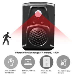 Wireless PIR Motion Sensor Shop Visitor Bell Door Entry Alert Chime Practical UK - Picture 1 of 19