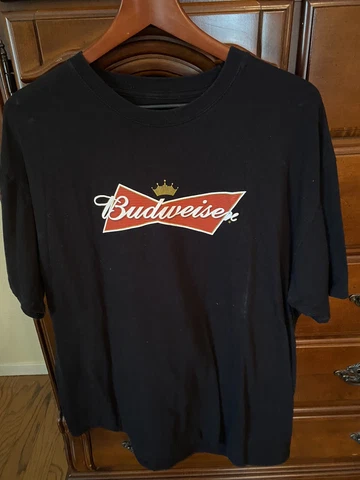 Budweiser Kevin Harvick Black T-shirt XL Cover