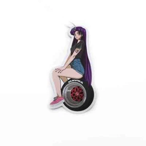 Hot Sale JDM Culture Series Car Air Freshener Hanging Sexy Girl On Rim - Picture 1 of 1