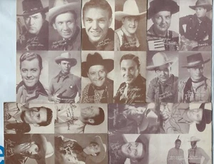 5 cartas arcade-Ken Maynard, Russell Hayden, Charles Starrett y más estrellas de vaqueros - Imagen 1 de 5