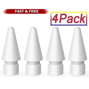 Set Mit 4 Ersatzspitzen Für Apple Pencil 1. Und 2. Generation / > - Photo 1/13
