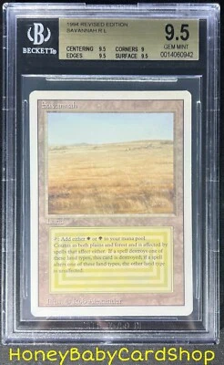 MTG 3rd Edition Revised 1994 Savannah BGS 9.5 GEM MINT Old School 93/94 - Image 1 of 4