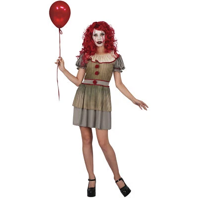 Ciao Horror Creepy Clown Costume Donna Taglia Unica - Immagine 1 di 4