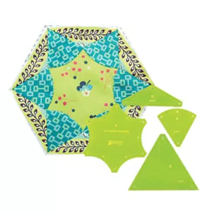 Plantilla de costura de retazos de acolchado estrella curva hexágono 8"" Matildas propia - Imagen 1 de 1