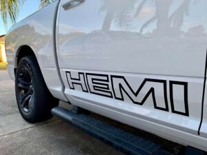 Decal Vinyl Graphic Compatible with Ram HEMI CHARGER  CHALLENGER Both sides. 