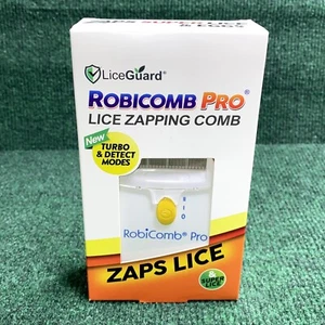 ROBICOMB PRO Lice Zapping Comb ~ LiceGuard Rids Hair Lice ~ Turbo & Detect Modes - Picture 1 of 5
