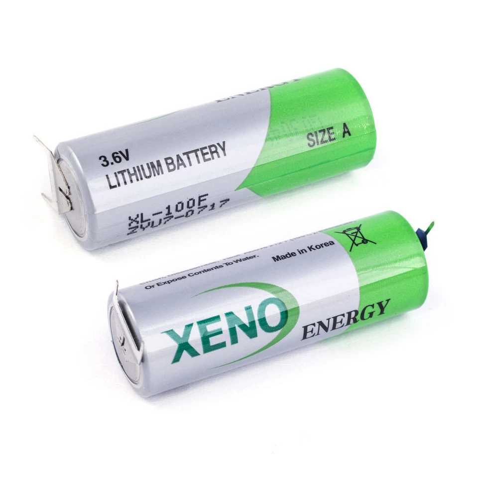 Xeno  A (ER17500) XL-100F/T3EU Lithium-Thionylchlorid-Batterie  3,6V 3,6Ah 3 Pin - Bild 1 von 1