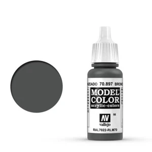 Vallejo Model Color Paint - Bronze Green - 70897 - Foto 1 di 1