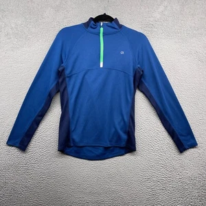 Gap Fit Boys Sweater Blue 1/2 Zip Mock Neck Long Sleeve Pullover Logo Size XL - Picture 1 of 12