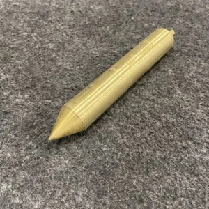 LUFKIN 590GN 20 oz. Inage Solid Brass Cylindrical Blunt Point SAE Plumb Bob - Picture 1 of 10