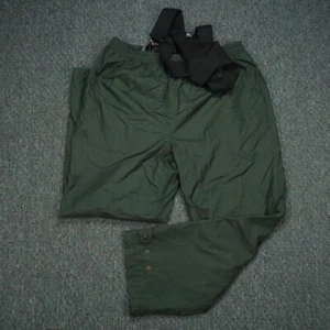 Cabelas Bibs Mens XXL Green Overalls Gore GTX Lined Waterproof 2XL - Picture 1 of 9