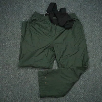 Cabelas Bibs Mens XXL Green Overalls Gore GTX Lined Waterproof 2XL - Image 1 of 4